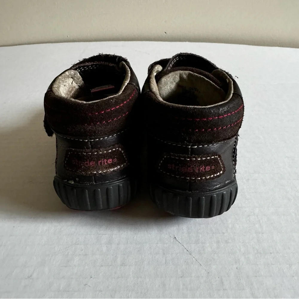 Stride Rite Boots SRT Quest Infant/Toddler Walking Shoes Brown